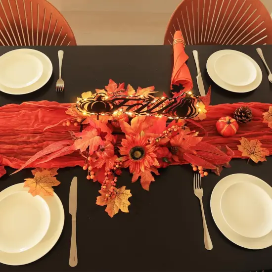 Fall Pumpkin Centerpiece Decoration {5}