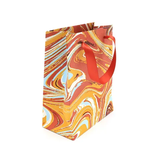 Small Gift Bag - Set of 5 - 8.5" X 6.5" Multi {3}