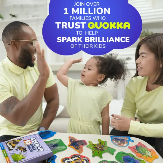 40 Piece Step Up Puzzles for Toddlers | Bugs {5}