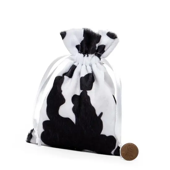 Trendy Animal Design Fur Bags 5" x 8" {4}