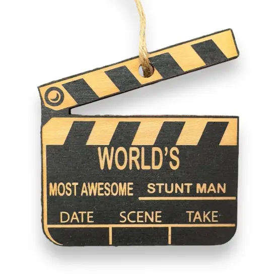 Worlds most awesome Stunt Man - Ornament Black {1}