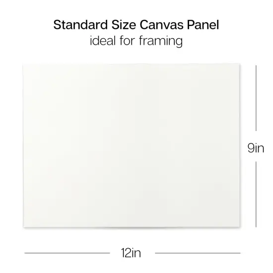 KINGART&reg; Canvas Panels 9" x 12", 14-Pack {3}