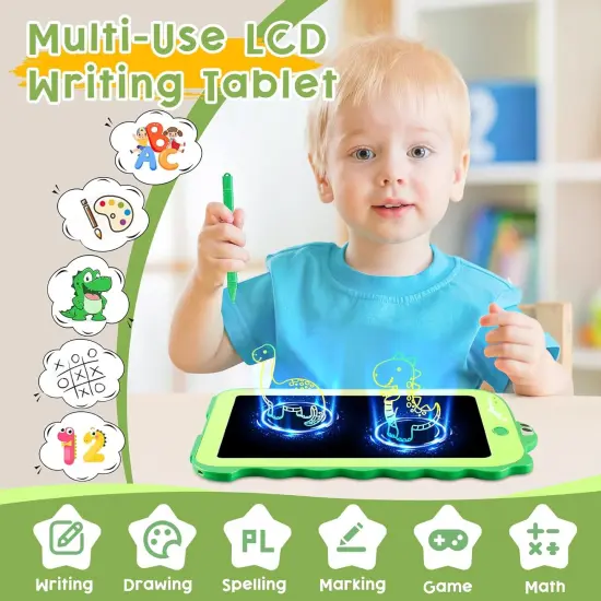 Teriph LCD Writing Tablet Green Dinosaur {6}