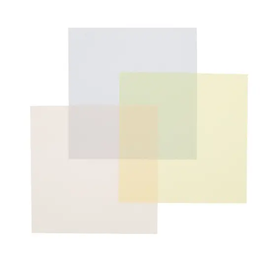 12-Pack 3x3-Inch Transparent Sticky Notes, 5.2mil Clear Plastic Self-Stick Sheets in Blue, Yellow, and Pink for Notes, Annotations, and Bookmarks, 50 Sheets per Pad, 600 Sheets Total Multicolor {5}