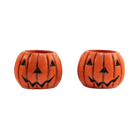 Idea-Ology Resin Jack-O-Lanterns 2/Pkg-1.25"X1" {3}