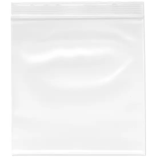 Plymor 6" x 6", 6 Mil Industrial Duty Zipper Reclosable Plastic Bags {1}