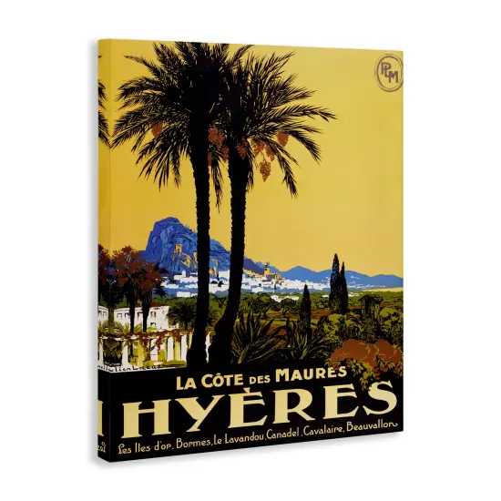 Stupell Industries Vintage Tropical Travel Ad Canvas Design by Marcus Jules {3}