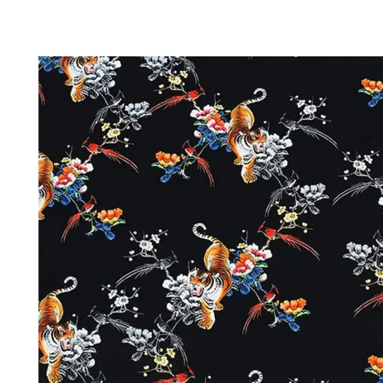 Wild Tiger Printed Spandex {3}