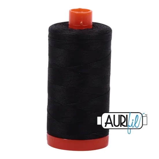 Very Dark Grey (4241) | 50wt Large Spool (1300M / 1422Y) | Aurifil Thread {1}
