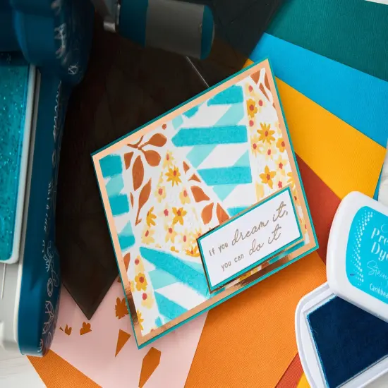 Sizzix 3D Textured Impressions Emboss Folder By Stacey Park-Fragmented Floral {7}