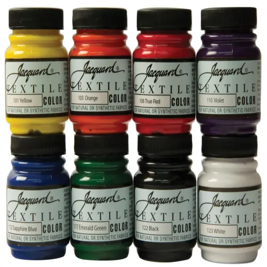 Jacquard Textile Color Set 8/Pkg-2.25 oz. Assorted Colors {1}