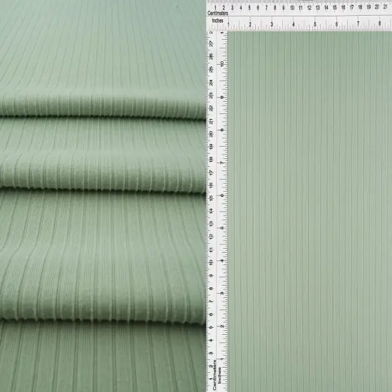 1 Yard 58/60&Prime; Wide 8x3 Yummy Rib Knit Fabric Soft Polyester Spandex TOMATO {4}