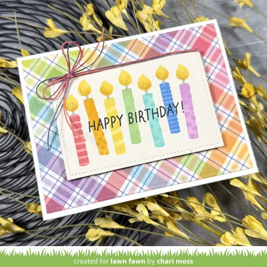 Lawn Clippings Stencils-Birthday Candles {3}