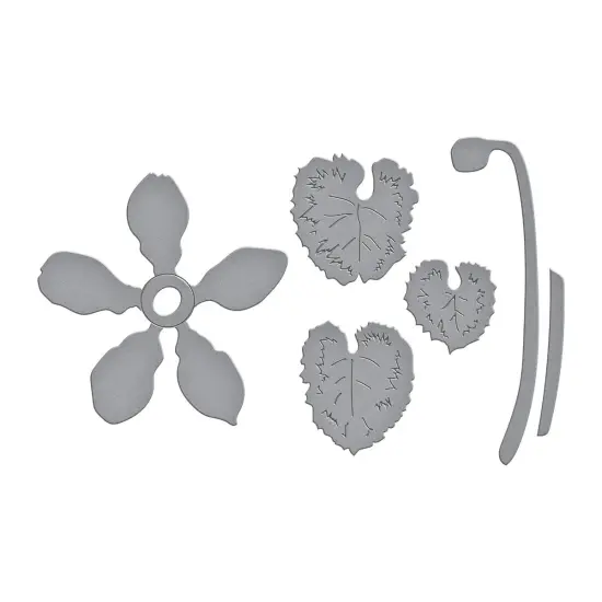 Spellbinders Etched Dies By Susan Tierney-Cockburn-Cyclamen {3}
