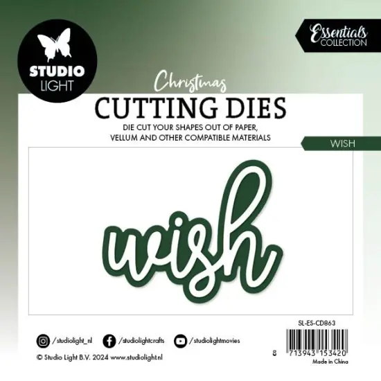 Studio Light Essentials Cutting Die-Nr. 863, Wish {3}