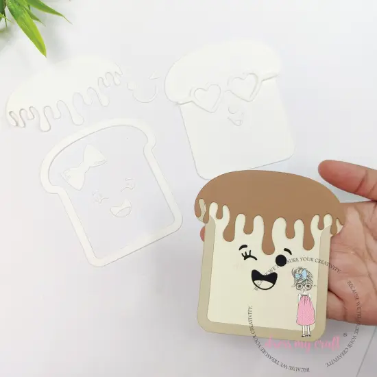 Dress My Craft Basic Designer Dies-Happy Bread {4}