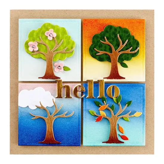 Spellbinders Etched Die From The Out And About Collection-Flowering Tree {4}