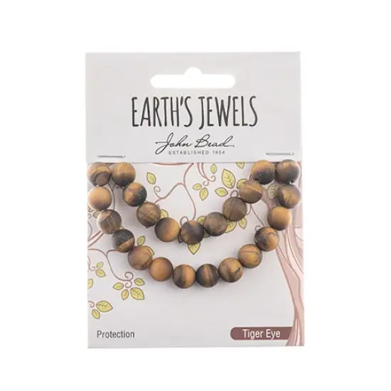 John Bead Earth's Jewel Natural Round Semi-Precious Stone Beads {1}