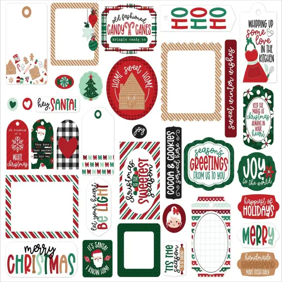 Echo Park Ephemera-Frames & Tags, Baking Spirits Bright {3}