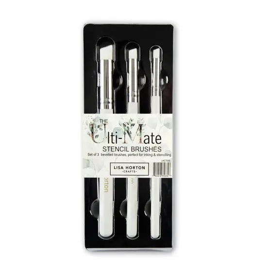 Lisa Horton Crafts Stencil Brushes-3/Pkg {1}
