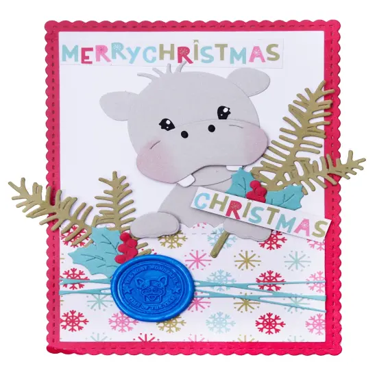 Studio Light Friendz Wax Stamp With Handle-Nr. 25, Most Wonderful Time {4}