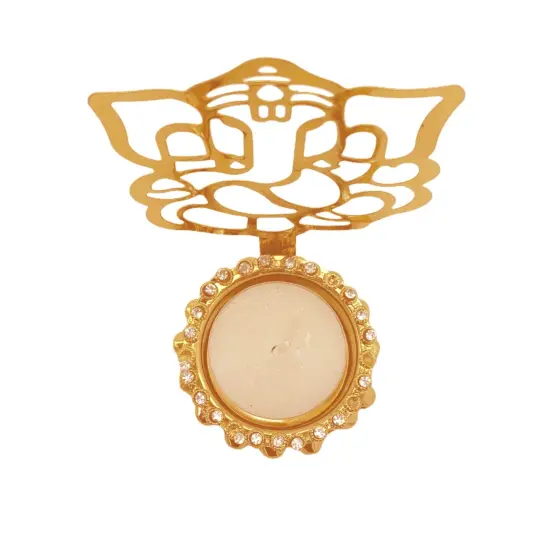 Shadow Diya Ganesha Candle Holder Ganesha Tea Light Candle Holder Diwali Decor Traditional Decorative T-light Candle Holder for Home Office Wedding Favor Housewarming Gift {5}