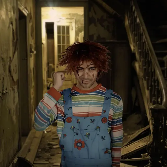 Evil Doll Adult Costume Wig | One Size {4}