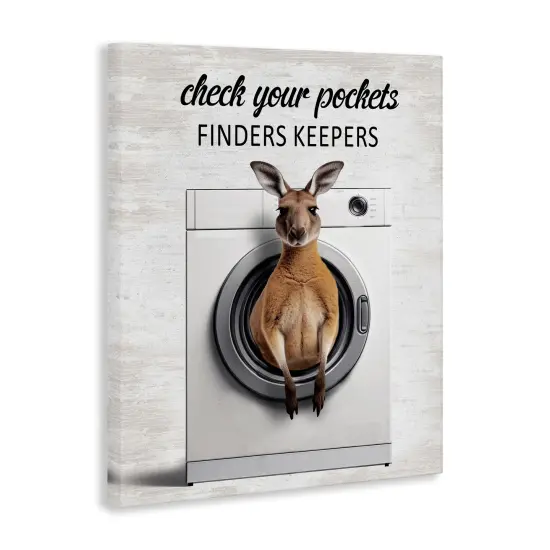 Stupell Industries Finders Keepers Laundry Rule Canvas Design by Lettered and Lined {3}