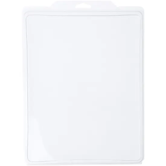 Collecting Warehouse Clear Plastic Clamshell Package / Storage Container, 11" H x 8.5" W x 0.4375" D {1}
