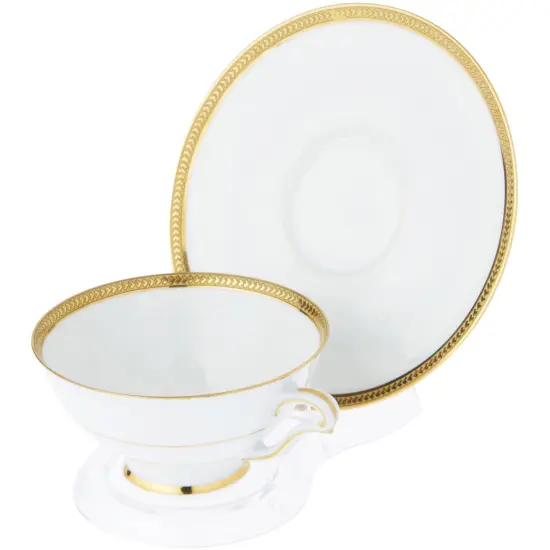 Bard's Clear Cup and Saucer Stand, 2" H x 2.5" W x 5.5" D {6}