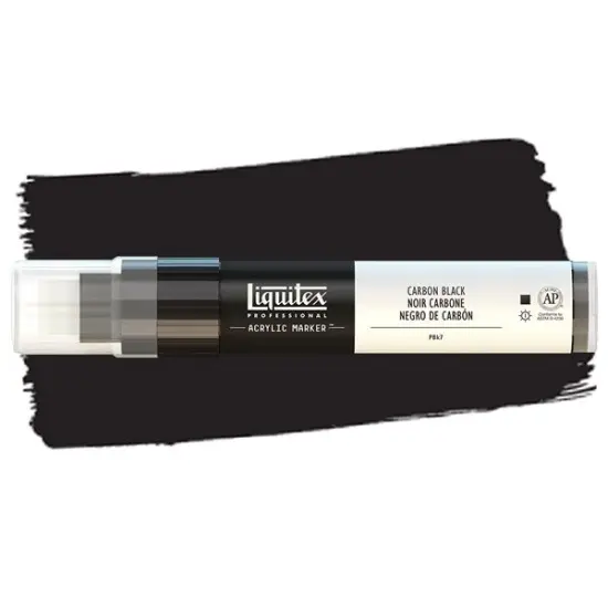 Liquitex Professional Paint Marker Wide (15mm) - Carbon Black {1}