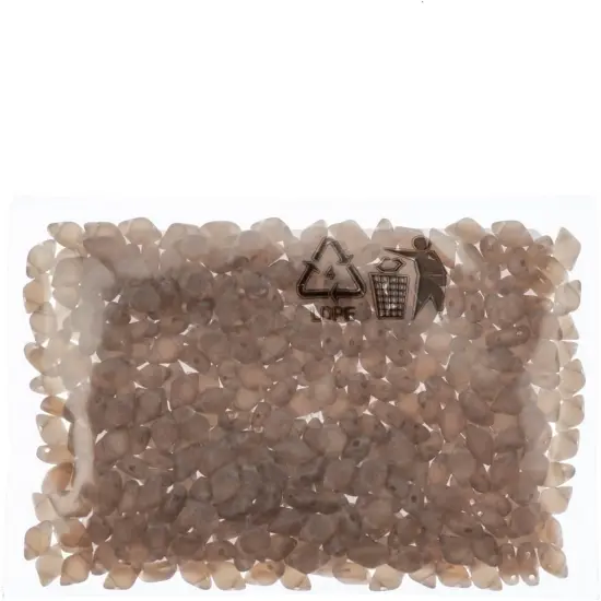 Matubo 2-Hole Czech Glass Transparent Matte Gemduo Beads, 50g Dark Topaz Matte {2}