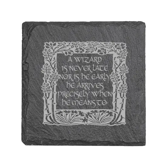 Coaster - Slate - Fantasy Quotes - SET OF 6 {4}