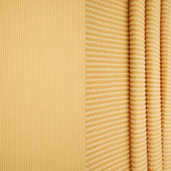 1 Yard Knit Jacquard Rib Fabric Polyester Rayon Spandex Stretch 52" Wide Latte {2}