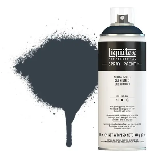 Liquitex Professional Spray Paint 400ml Can - Neutral Grey 3 {1}