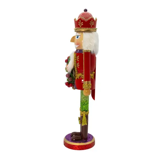 Kurt Adler 15-Inch Wooden Sugar Frost Nutcracker {4}