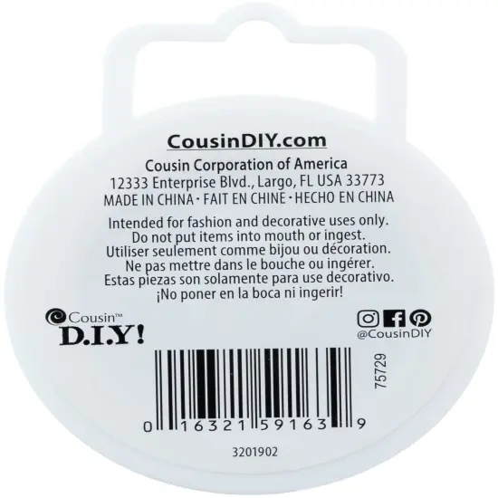 CousinDIY Beading Wire 28 Gauge 72'-Silver {3}