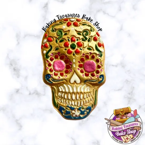 Day Of the Dead Sugar Skull Silicone Mold {2}