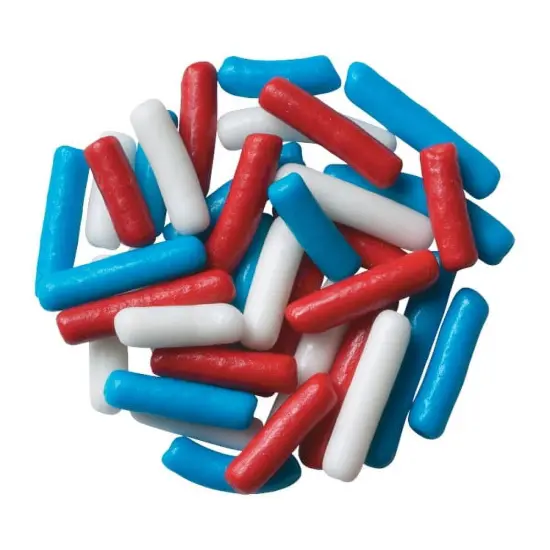 Red, White, & Blue Sprinkles - 4oz {1}