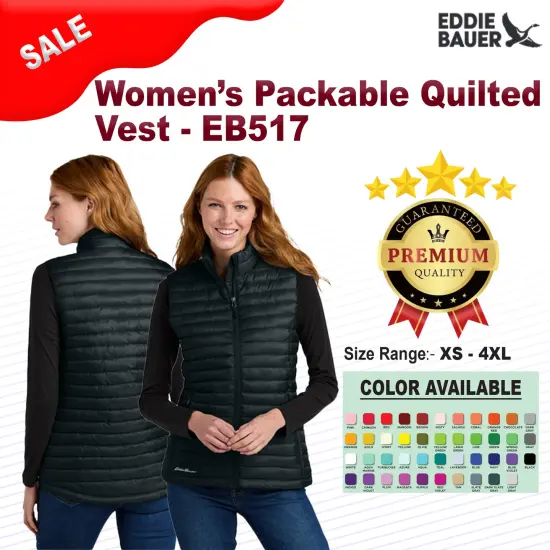 Eddie Bauer&reg; Women&rsquo;s Packable Quilted Vest Adriatic Blue {2}