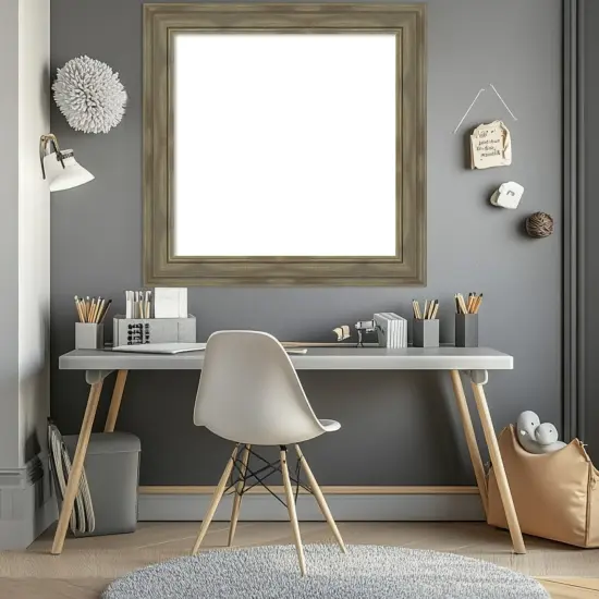 Alexandria Framed Dry Erase Magnetic Board Greywash {5}