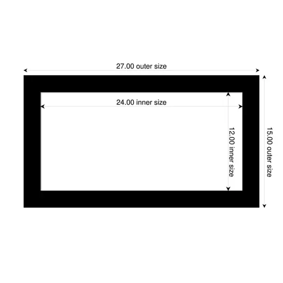 Brushed Framed Dry Erase Magnetic Board Black {4}