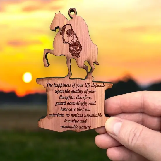 CEDAR The Happiness of your life Marcus Aurelius Ornament {6}