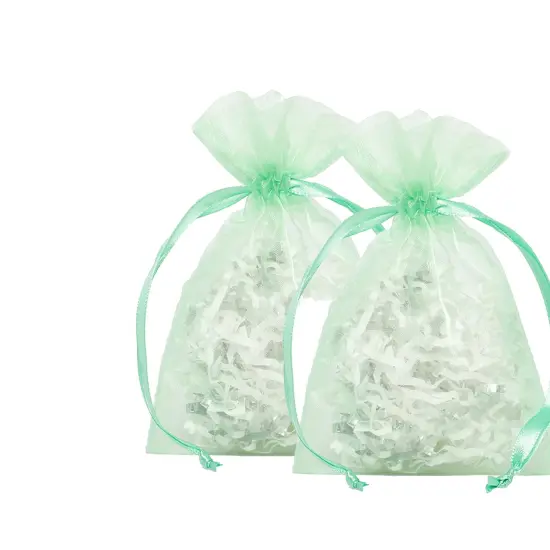 Mini Organza Pouch 6&rdquo; x 9&rdquo; for Small Present Packaging {2}