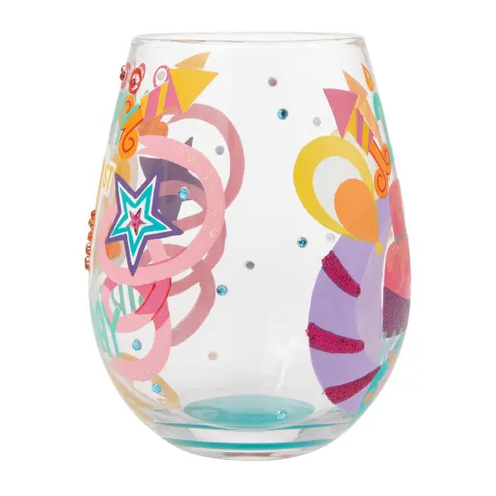 Enesco Lolita Happy 21st Stemless Wine Glass {2}