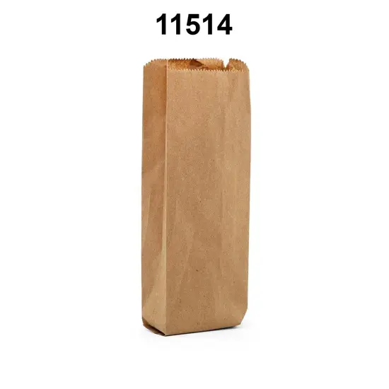 Liquor Bag 4.1/4" x 2" x 16" Versatile and Sturdy Brown {3}