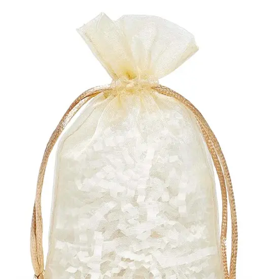 Flat Bottom Organza Bags 5 1/2 '' X 1 1/2 '' X 10 1/2 '' for Elegant Packaging Toffee {5}