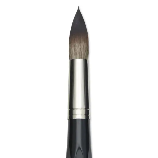 Da Vinci Casaneo Synthetic Squirrel Watercolor Brush - Round, Size 40, Short Handle, Synthetic {1}