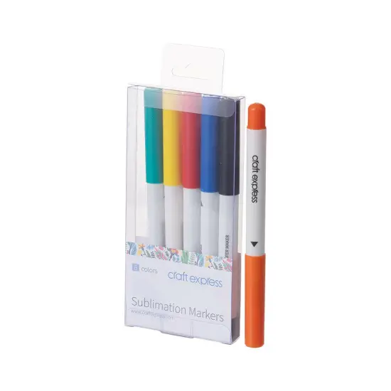 Craft Express 6 Pack Assorted Joy Sublimation Markers {2}