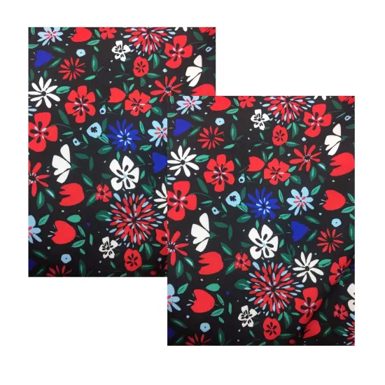 1 Yard Poly Rayon Blend Mikado Print Fabric for Dresses and Special Occasion Wear 60 Inches Wide {3}